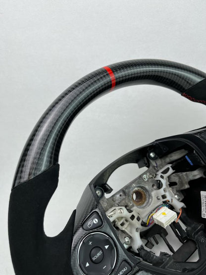 Honda Civic Carbon Customised Steering Wheel - Type R - FN2 - Custom My Ride