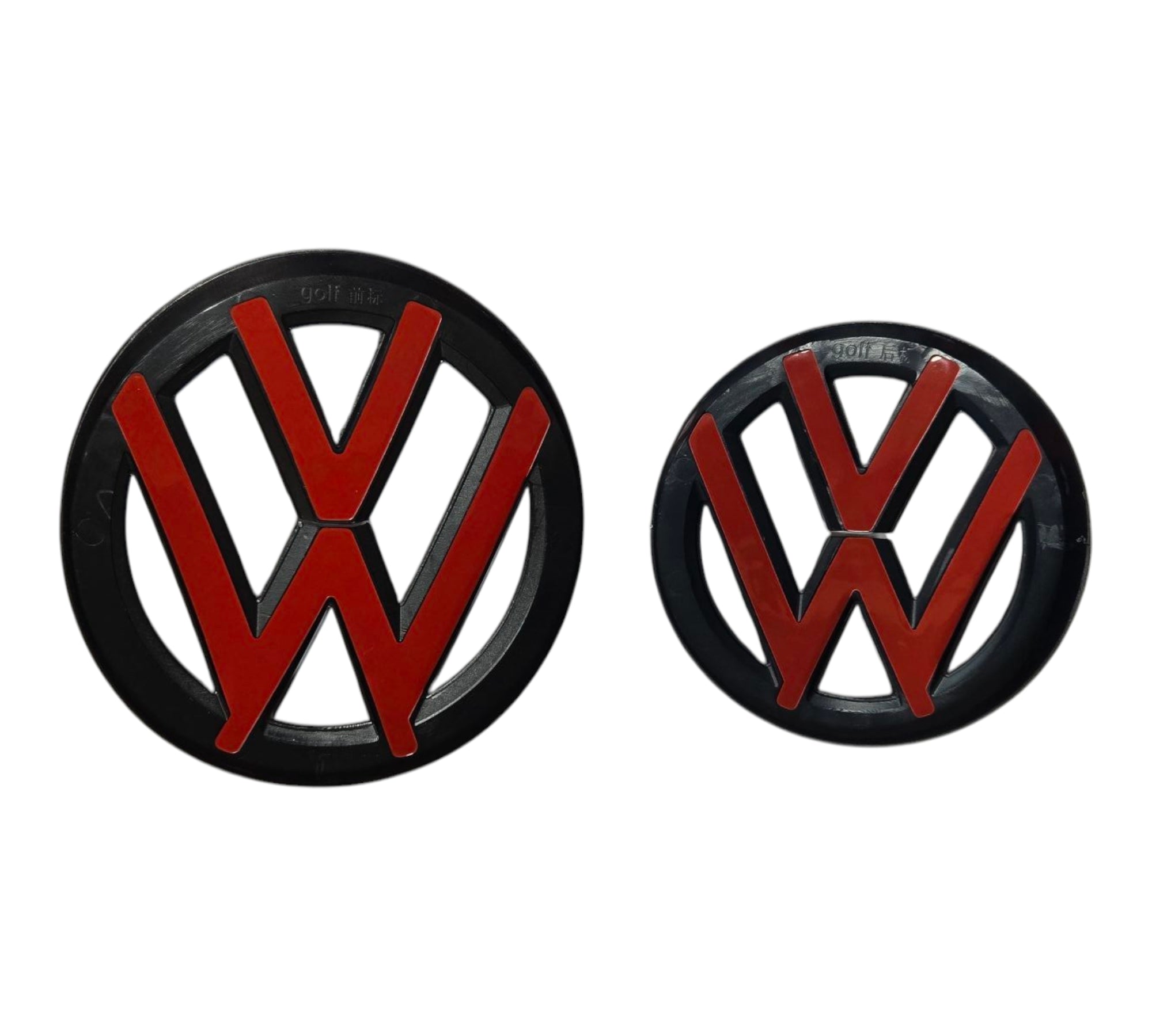 VW Golf Gloss Black Front and Rear Badge Cover - MK7 - Custom My Ride