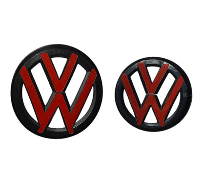 VW Golf Gloss Black Front and Rear Badge Cover - MK7 - Custom My Ride