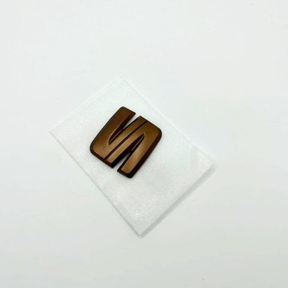 Seat Leon/Ibiza Steering Wheel Gloss Copper Badge - 5F MK3 CUPRA FR