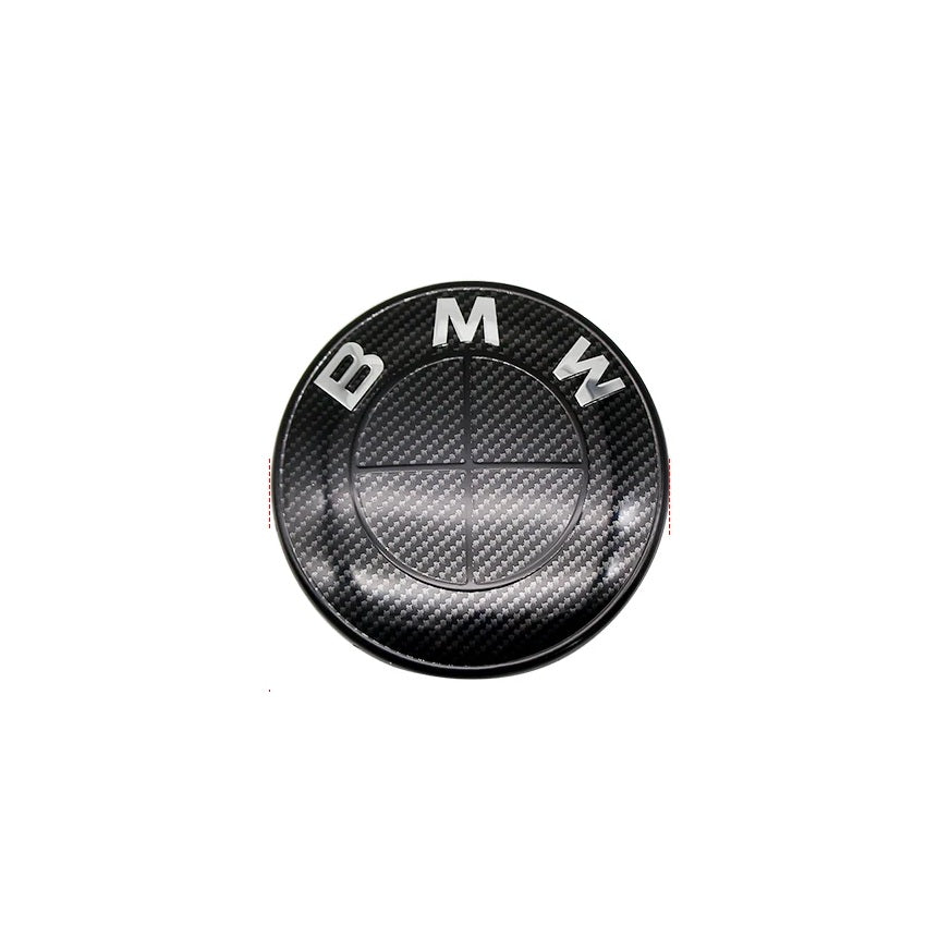 BMW Full Black Carbon Effect Badge 82mm - F20 F21 F22 F87 F32 F33 F30 E87