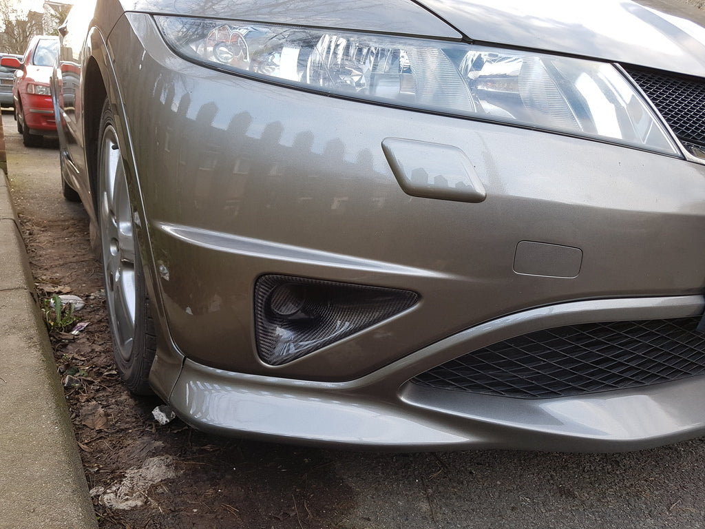 FN2 Fog Lamp Scoops - Carbon Fibre - MK8 Civic