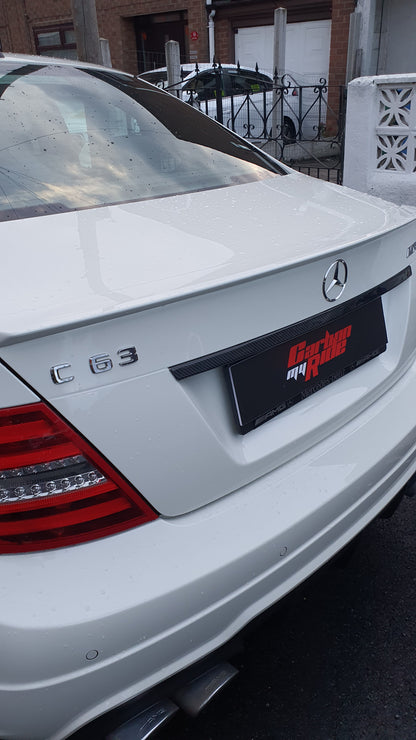 Mercedes W204 Tailgate Garnish - Carbon Fibre - C63 - Custom My Ride