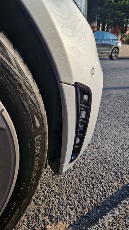 Mercedes C Class W205 Front Bumper Side Air Vent Trims Spoilers AMG Line 2018+ - Custom My Ride