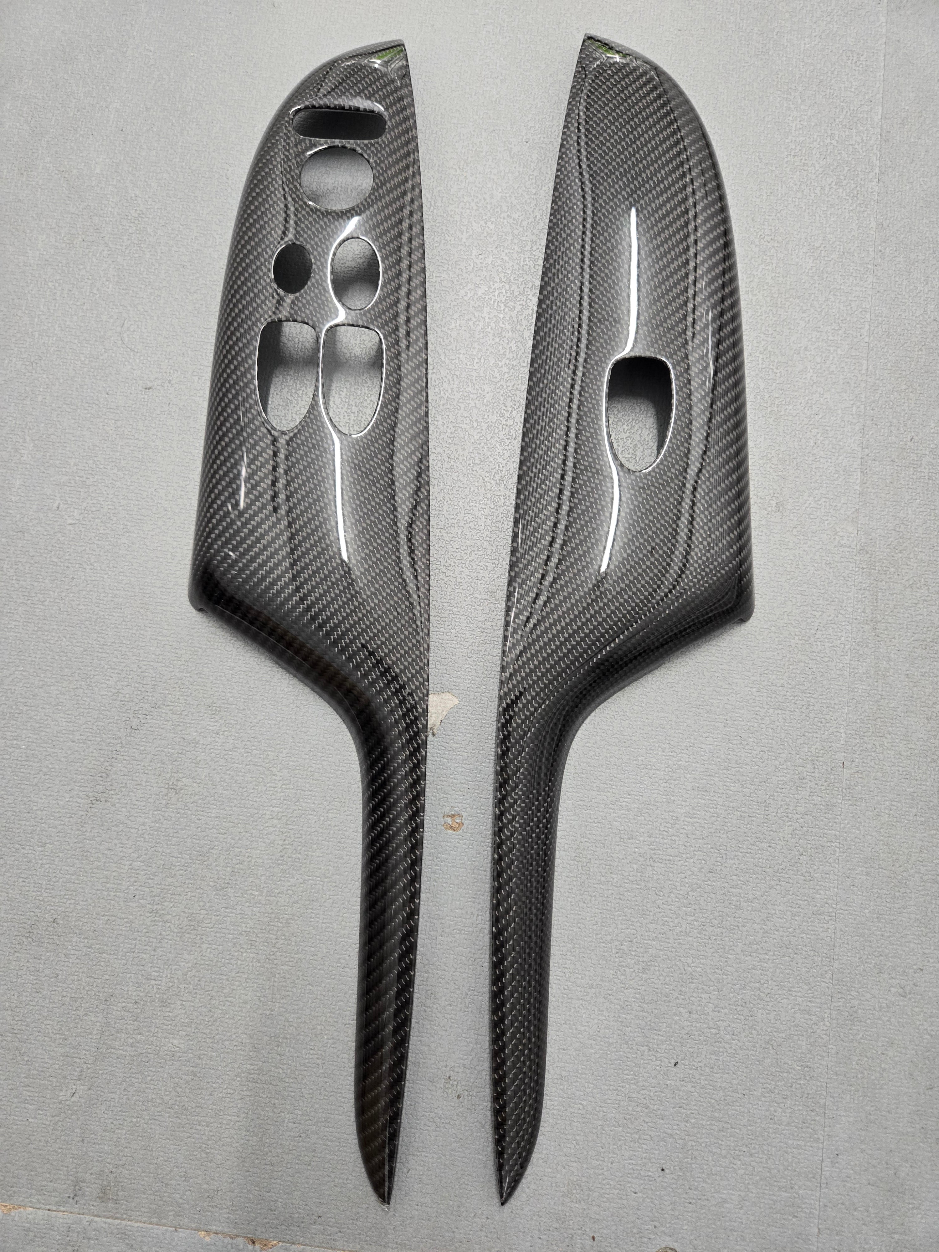FN2 RHD NON-GT Door Switch Handles - Carbon Fibre MK8 Civic Clearance 34 - Custom My Ride