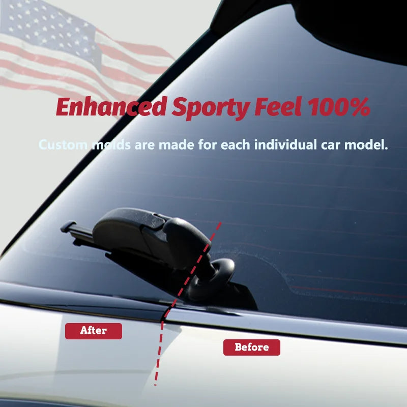 Mini Cooper F56 Black Window Trims 2014-2023 3 Door Blackout dechrome Shadow Edition