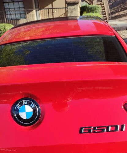 BMW E87 E63 Rear Badge Surround - Gloss Black - 1 Series 6 Series