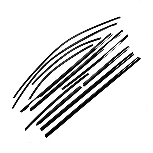 Mercedes CLC C253 Black Window Trims 2016-2022 Blackout dechrome Night package