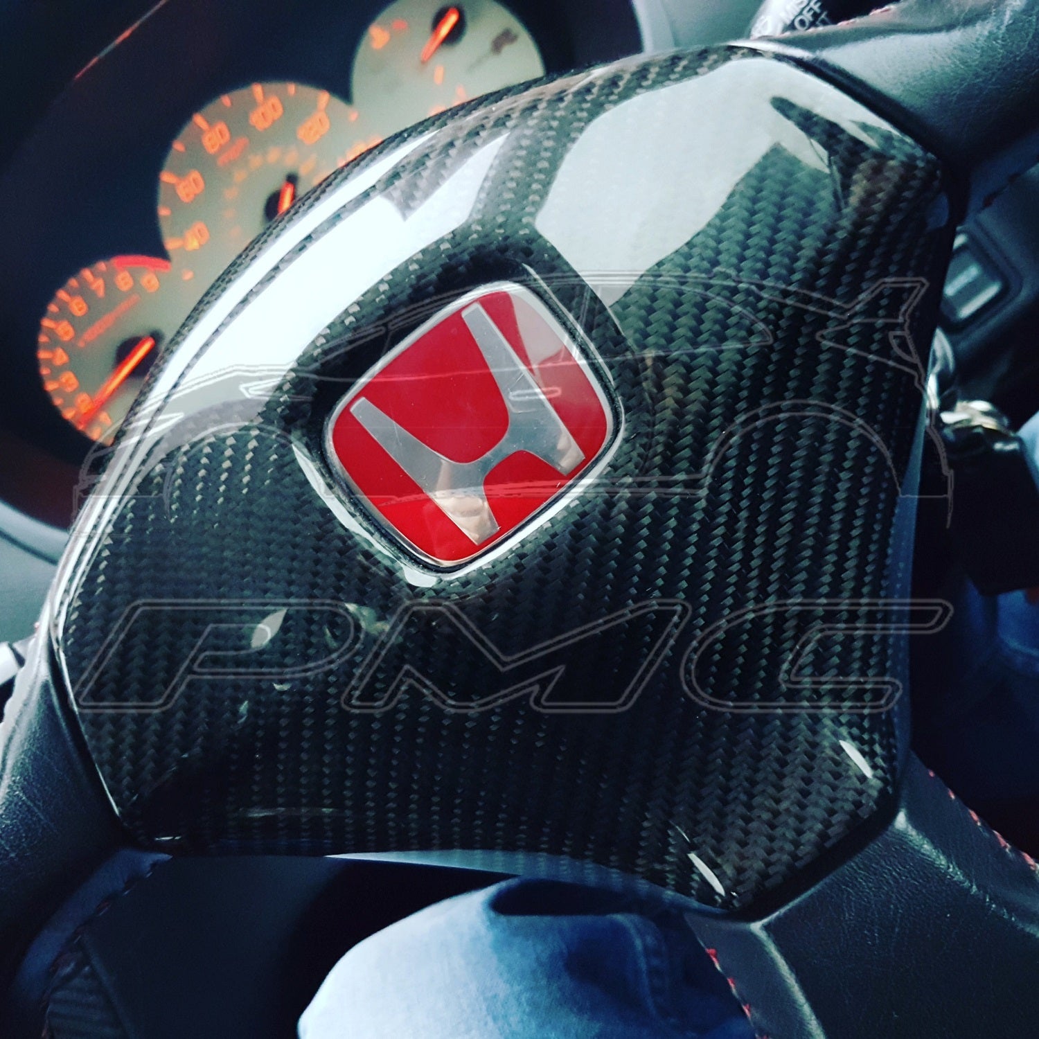 EP3/DC5 Steering Wheel Cover - Carbon Fibre - Civic MK7 2002-05 - Custom My Ride