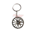 Load image into Gallery viewer, Alloy Wheel Rim Keychain Keyring
