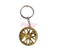 Load image into Gallery viewer, Alloy Wheel Rim Keychain Keyring
