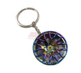 Load image into Gallery viewer, Alloy Wheel Rim Keychain Keyring
