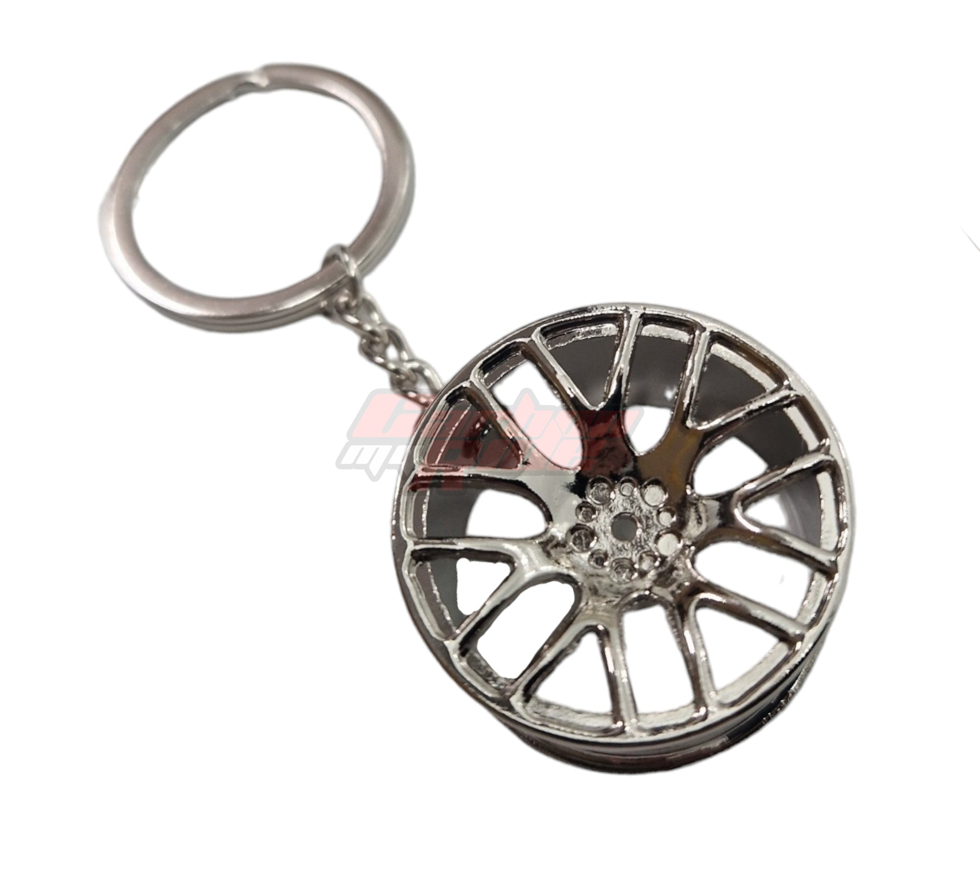 Alloy Wheel Rim Keychain Keyring