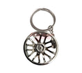 Load image into Gallery viewer, Alloy Wheel Rim Keychain Keyring
