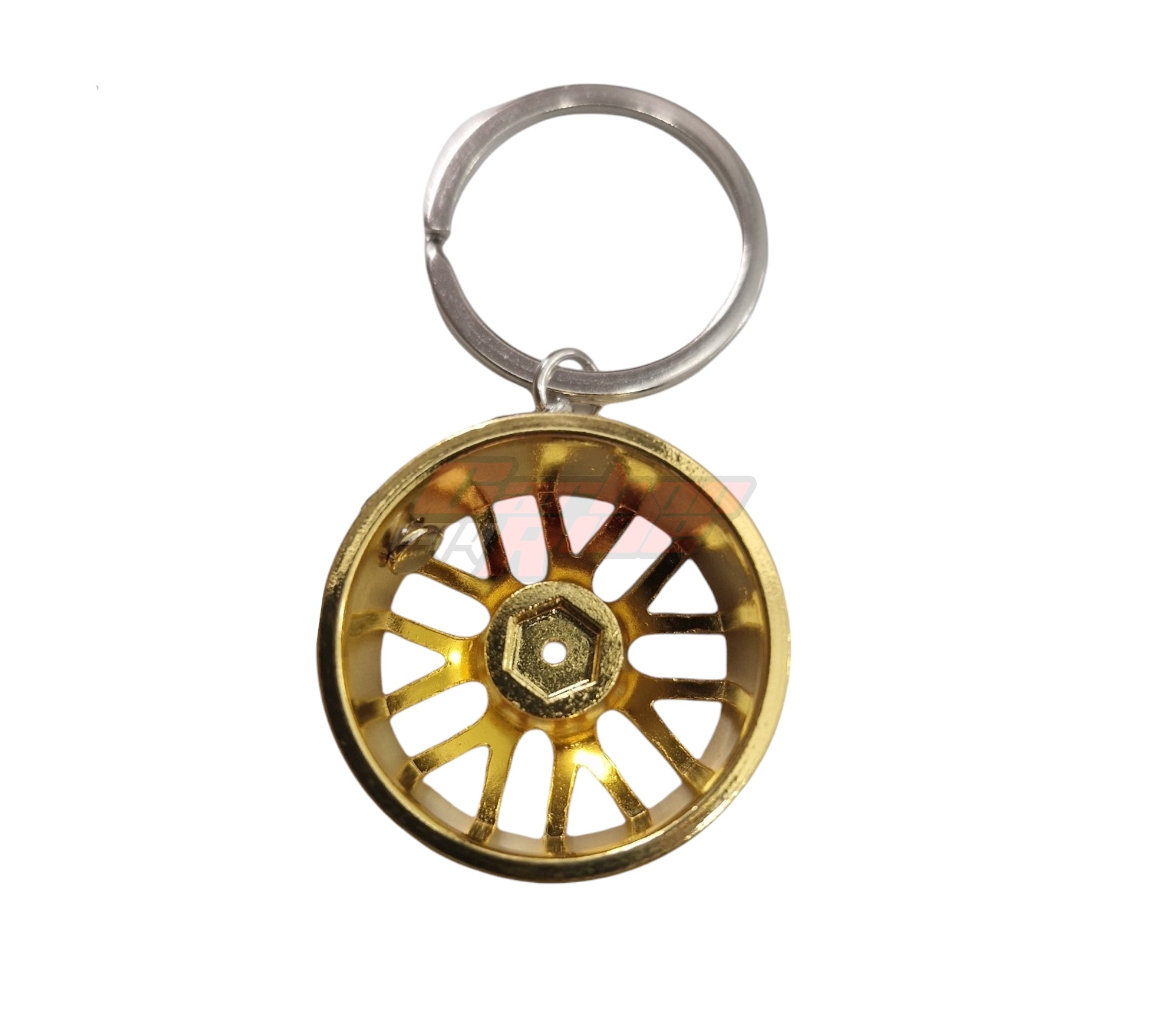 Alloy Wheel Rim Keychain Keyring