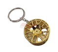 Load image into Gallery viewer, Alloy Wheel Rim Keychain Keyring
