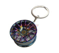 Load image into Gallery viewer, Alloy Wheel Rim Keychain Keyring
