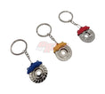 Load image into Gallery viewer, Spinning Racing Brake Disc Caliper Keychain Keyring
