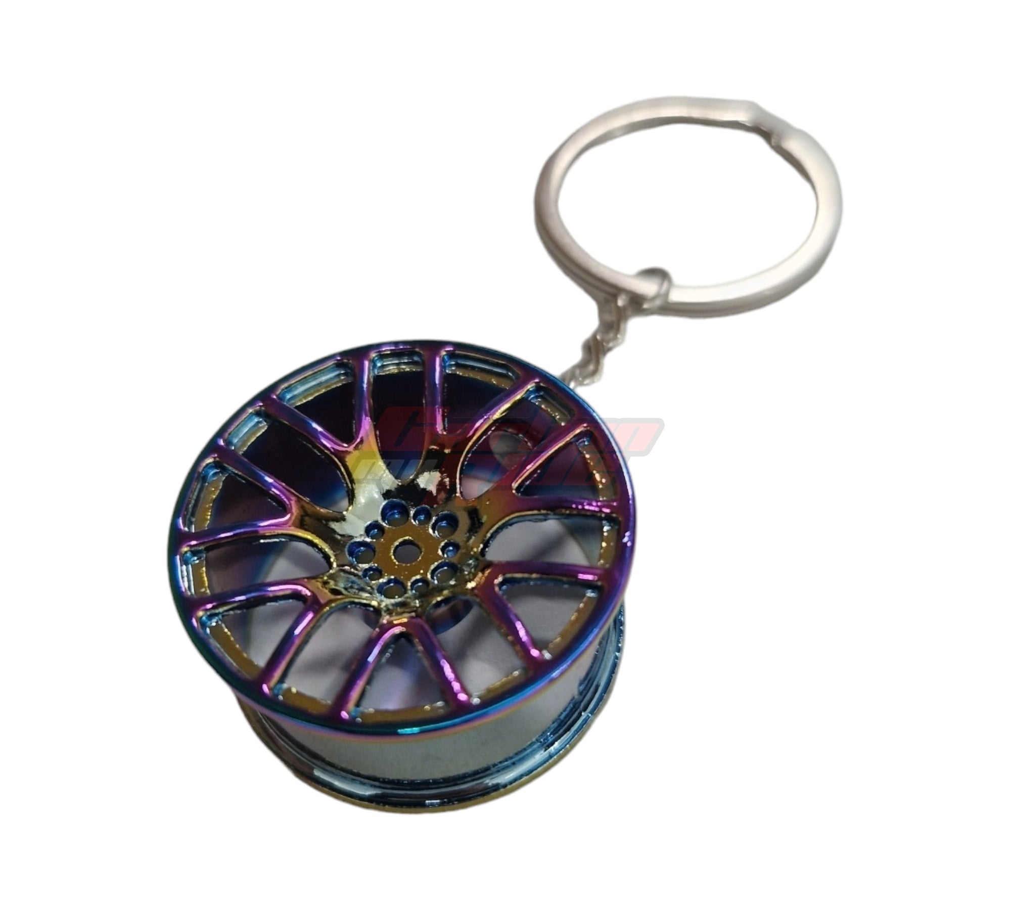 Alloy Wheel Rim Keychain Keyring