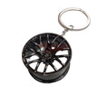 Load image into Gallery viewer, Alloy Wheel Rim Keychain Keyring
