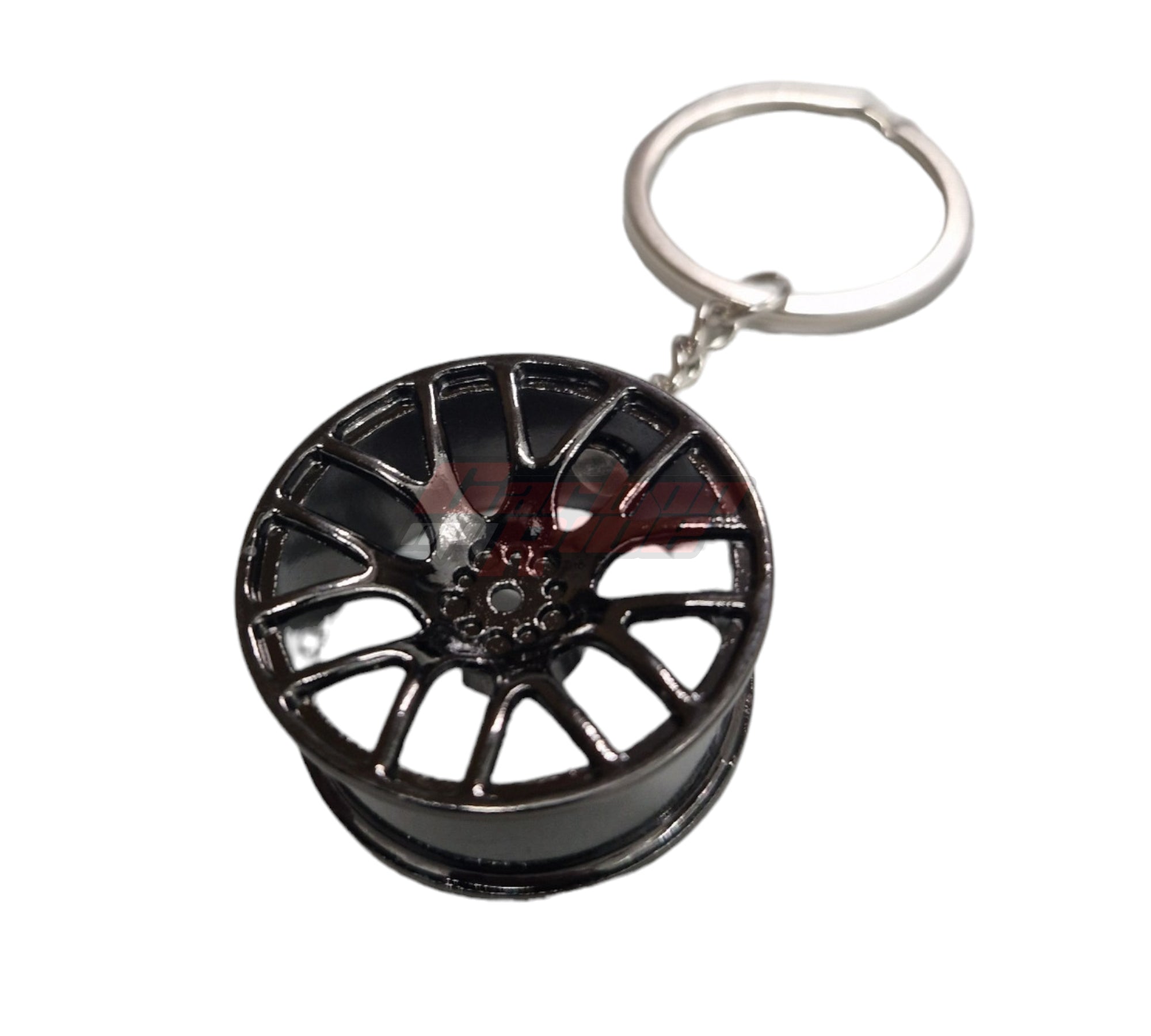 Alloy Wheel Rim Keychain Keyring