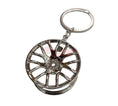 Load image into Gallery viewer, Alloy Wheel Rim Keychain Keyring
