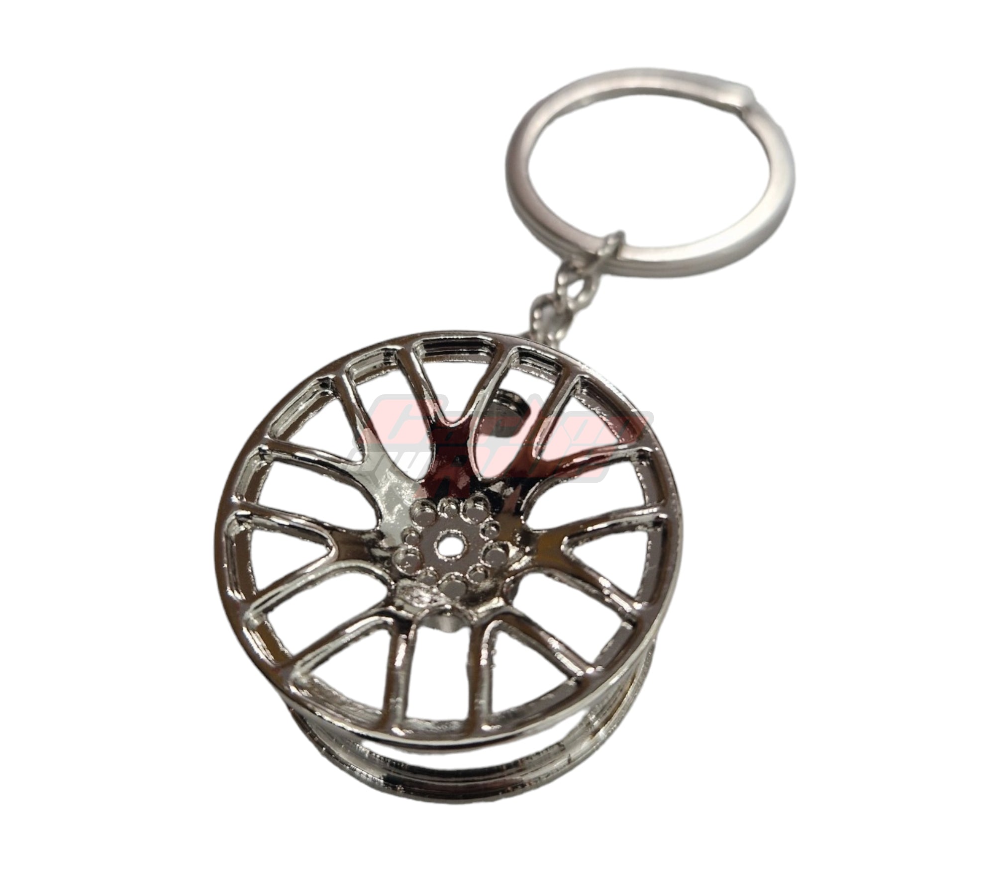 Alloy Wheel Rim Keychain Keyring