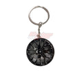 Load image into Gallery viewer, Alloy Wheel Rim Keychain Keyring
