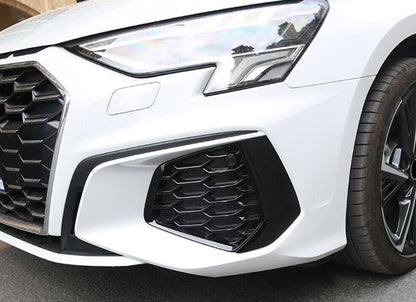 Audi A3 8Y Front Bumper Trim - Faux Carbon - Custom My Ride
