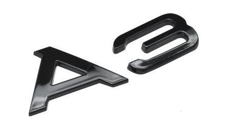 Audi A3 Gloss Black Rear Badge - Trunk Boot