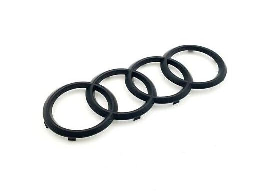 Audi Black Rear Emblem -Audi A3 A4 A5 A6 A7 Q3 Q5 Q7 A1 B9 C7 A6L S3 S5 S7 TT