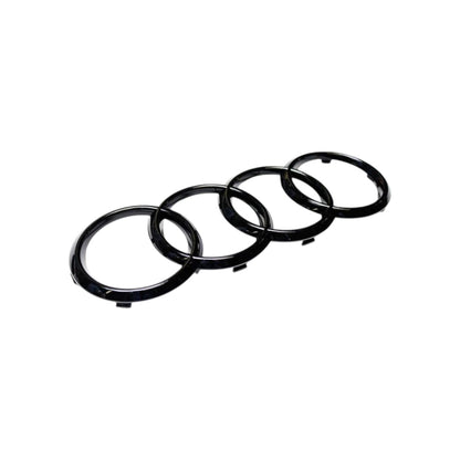 Audi Black Rear Emblem -Audi A3 A4 A5 A6 A7 Q3 Q5 Q7 A1 B9 C7 A6L S3 S5 S7 TT - Custom My Ride