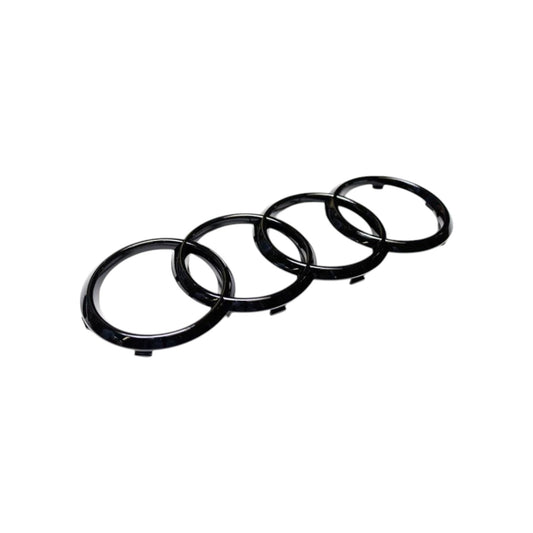 Audi Black Rear Emblem -Audi A3 A4 A5 A6 A7 Q3 Q5 Q7 A1 B9 C7 A6L S3 S5 S7 TT - Custom My Ride