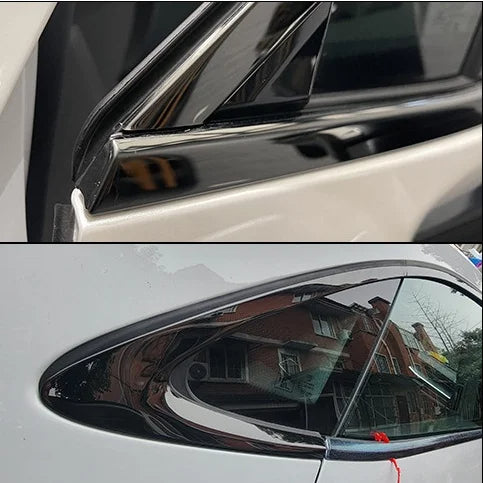 BMW 3 Series F30 Black Window Trims 2011-2017 Blackout dechrome Shadow Edition