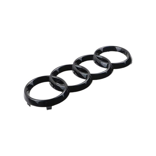 Audi Black Front Emblem -Audi A3 A4 A5 A6 A7 Q3 Q5 Q7 A1 B9 C7 A6L S3 S5 S7 TT - Custom My Ride
