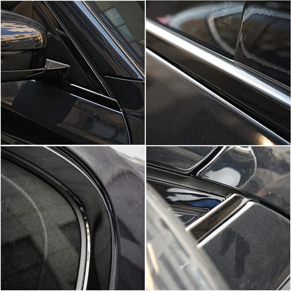 BMW 3 Series F30 Black Window Trims 2011-2017 Blackout dechrome Shadow Edition