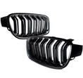 Load image into Gallery viewer, F30 Front Dual Slat Kidney Grill - Gloss Black - 3 Series BMW F31
