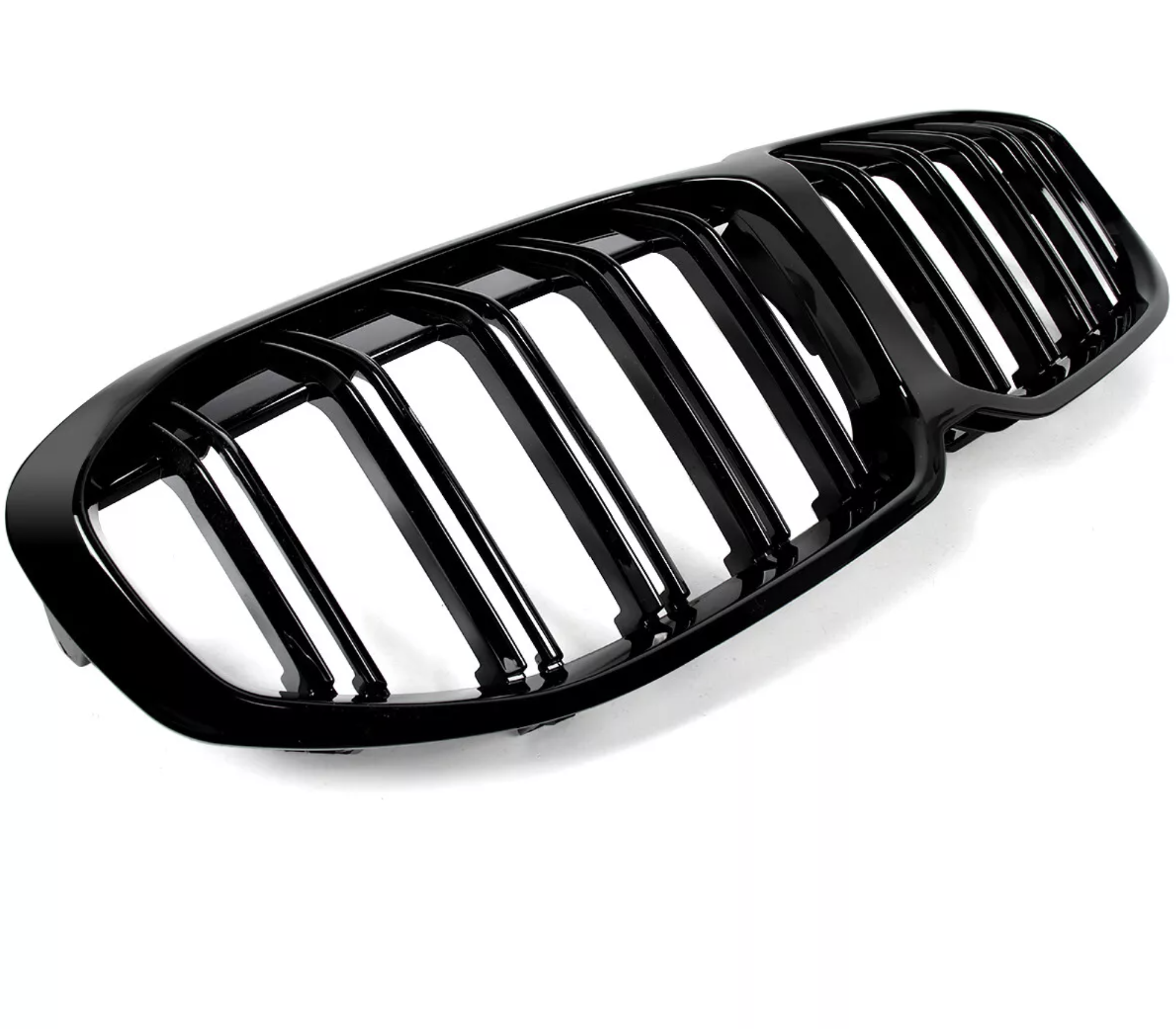 F40 Front Dual Slat Kidney Grill - Gloss Black - 1 Series BMW F40 M140i M135i