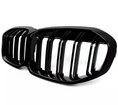 Load image into Gallery viewer, F40 Front Dual Slat Kidney Grill - Gloss Black - 1 Series BMW F40 M140i M135i
