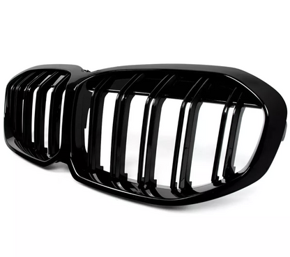 F40 Front Dual Slat Kidney Grill - Gloss Black - 1 Series BMW F40 M140i M135i - Custom My Ride