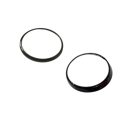 BMW 4 Series G22/G23/G26, Pair of Gloss Black Badge Surrounds - De-chrome 2021-25 M440i