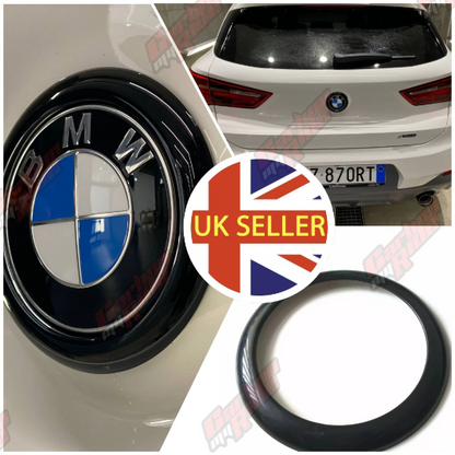 BMW X2 Rear Badge Surround - Gloss Black F39 2017-22 - Custom My Ride