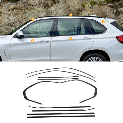 BMW X5 F15 Black Window Trims 2014-2018 Blackout dechrome Night package