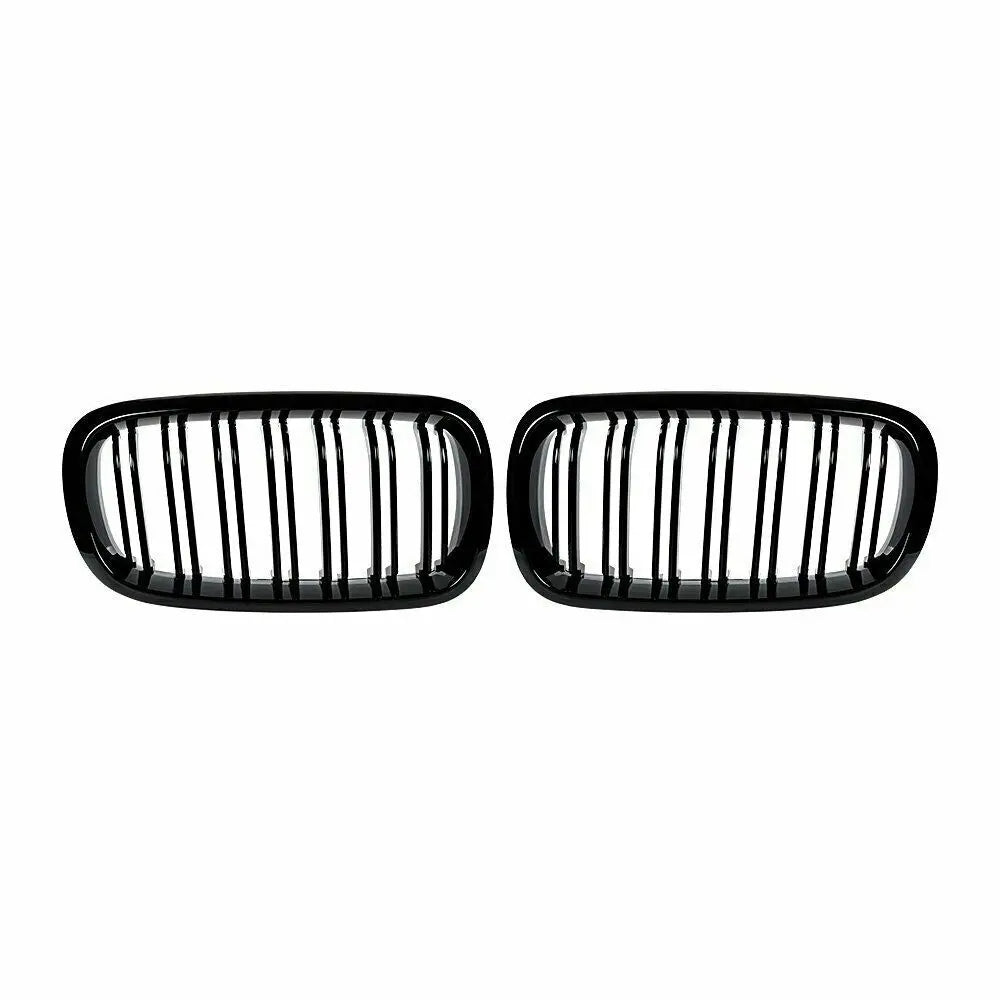 BMW X6 Front Dual Slat Kidney Grill - Gloss Black - X6 F16 X6M F86