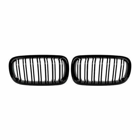 BMW X5 Front Dual Slat Kidney Grill - Gloss Black - X5 F15 X5M F85 - Custom My Ride