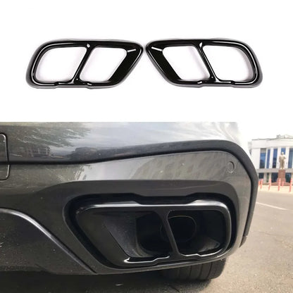 BMW X5 EXHAUST TIPS - GLOSS BLACK G05 - Custom My Ride