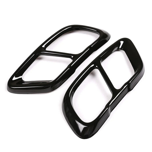 BMW X5 EXHAUST TIPS - GLOSS BLACK G05 - Custom My Ride