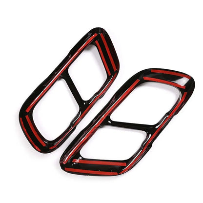 BMW X5 EXHAUST TIPS - GLOSS BLACK G05 - Custom My Ride