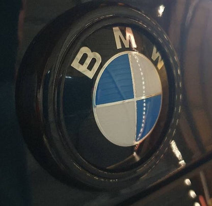 BMW X5 REAR BADGE SURROUND - GLOSS BLACK E70 2006-13 - Custom My Ride