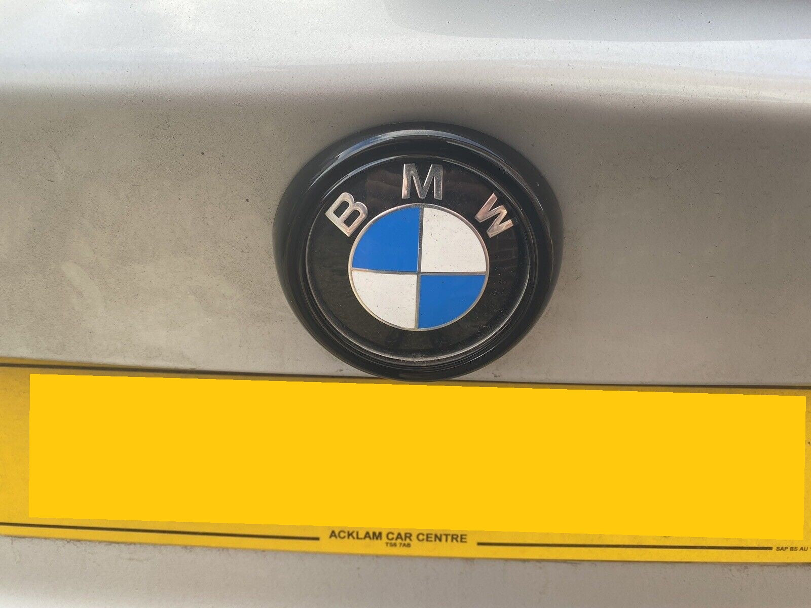 BMW X3 REAR BADGE SURROUND - GLOSS BLACK F25 2011-17 - Custom My Ride